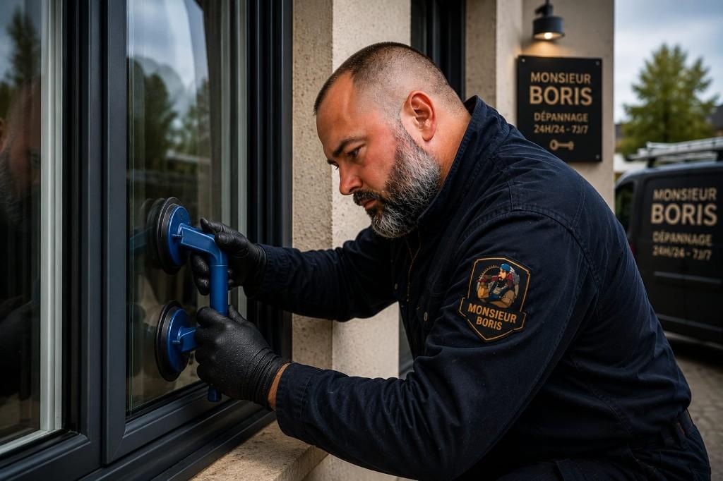 Vitrier Monsieur Boris — vitrages cassés et sécurisation